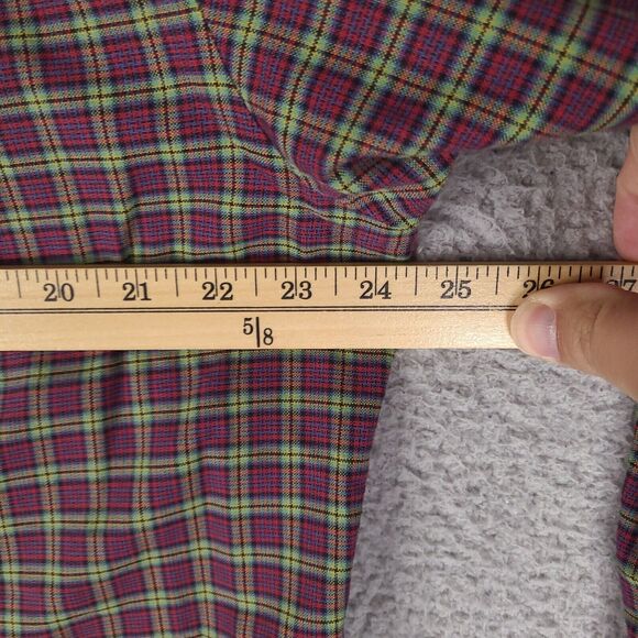 Ralph Lauren Shirt Mens Large Red Multicolor Plaid Button Down Long Sleeve - Picture 13 of 16